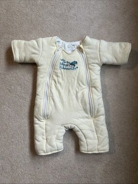 Baby Merlin’s Magic Sleepsuit Cotton Cream Large 18–21 lbs